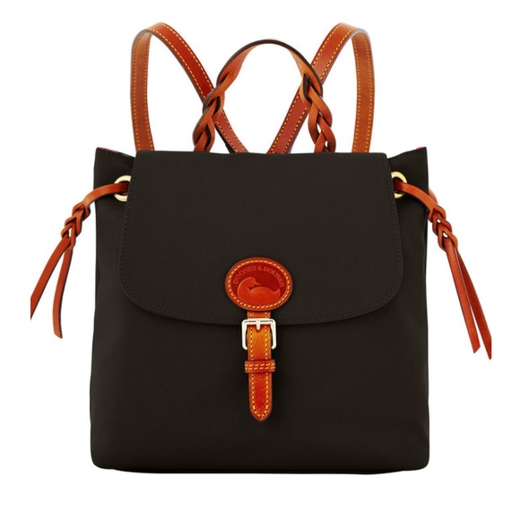 Dooney & Bourke Handbags - Dooney & Bourke Black Nylon Backpack